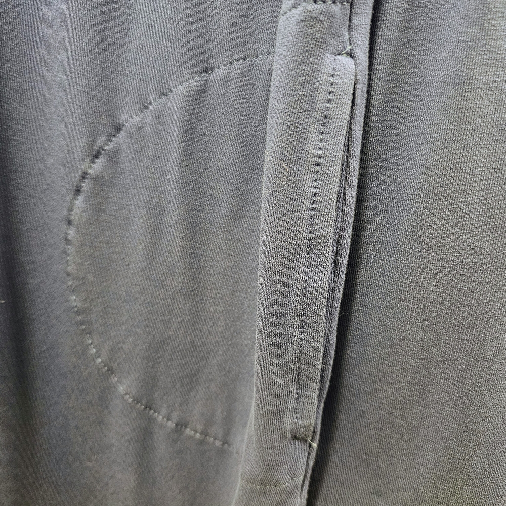 J Jill Wearever Blue Tunic XS Button Front Pockets Soft Knit Top - Picture 7 of 8